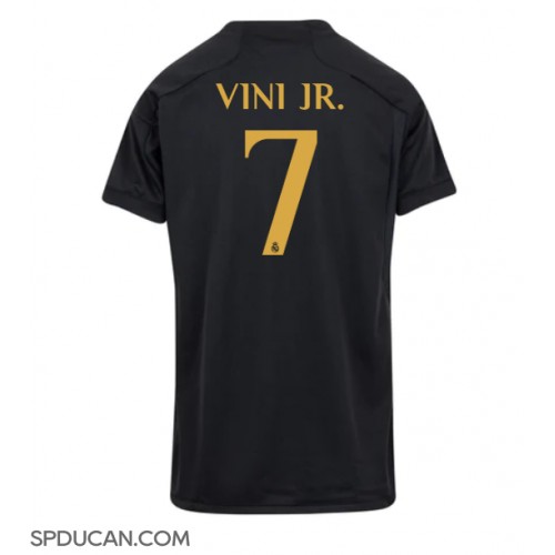 Zenski Nogometni Dres Real Madrid Vinicius Junior #7 Rezervni 2023-24 Kratak Rukav